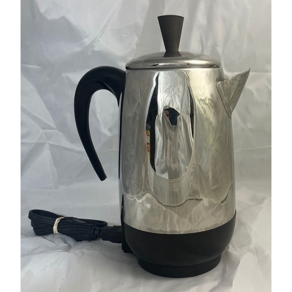 Farberware Superfast 8 Cup Electric Percolator Stainless Steel FCP280-A G Silver - Picture 3 of 15